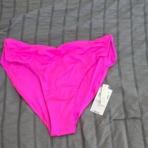 Trina Turk Neon Pink Swim Bottom Sz 6 Nwt